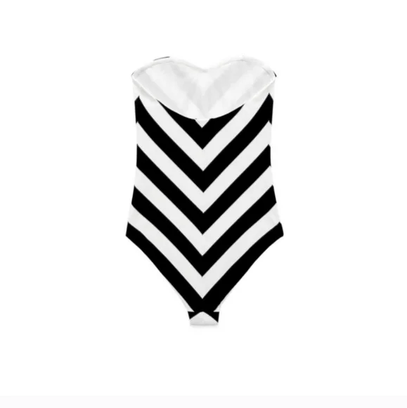 Zara Striped Barbie™ Mattel Swimsuit - Picture 10 of 16